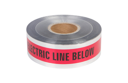 Aluminium warning tape