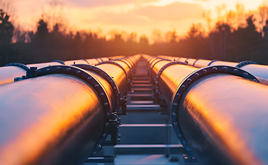 Natural gas laying engineering